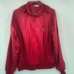 Lacoste Cherry Red Windbreaker